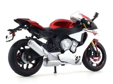 Yamaha YZF R1 Red 1:12 MSZ licensed diecast scale model bike ...