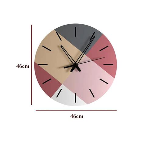Beautiful Colour Palette Big Design Wall Clock – Decors Mantra