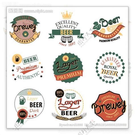 啤酒商标图标设计图片平面广告素材免费下载(图片编号:1406454)-六图网