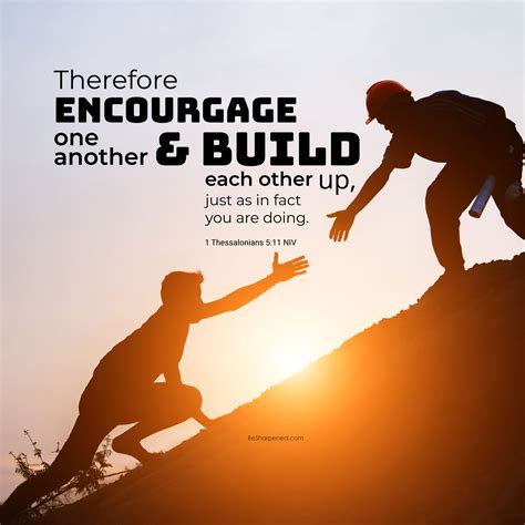 1 Thessalonians 5:11 (Encourage and Build) (Daily Devotions) - Be Sharpened
