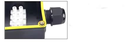 POWER CONNECT DIPC20683 IP68 Waterproof 4-Way Cable Connector, External ...