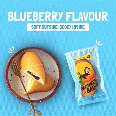 Monkey Bar with Blueberry filling (eggless) – Monkey Bar Cakes