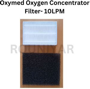 Rouniyar Air Inlet Filter For Oxymed Oxygen Concentrator Both White and ...