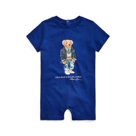 Polo Bear Cotton Jersey Shortall for Baby Boy | Ralph Lauren® IN