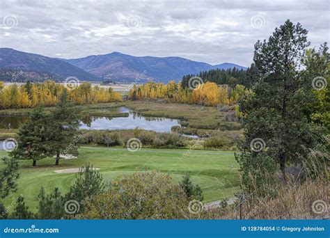 Autumn Near Bonners Ferry, Idaho. Stock Photo - Image of autumn, cloud ...