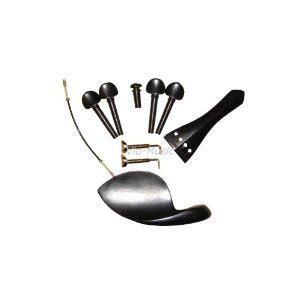 Adv. Violin Shop All in One: Ebony Chinrest, Pegs,tail Piece, End Pin ...