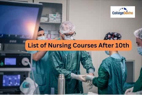 List of Nursing Courses After 10th-Fee, Admission Process, Eligibility ...