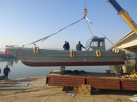 Grandsea 11米铝制工作驳船，带舷外发动机出售 - Buy 铝工作艇出售,铝工作驳船出售,工作出售小船 Product on ...