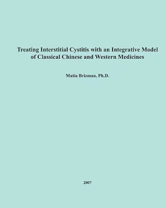 Treating Interstitial Cystitis With An Integrative Model of Classical ...