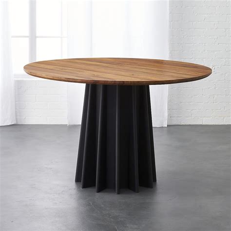 Contemporary Pedestal Dining Table Into Desk Room Furniture | Echo ...