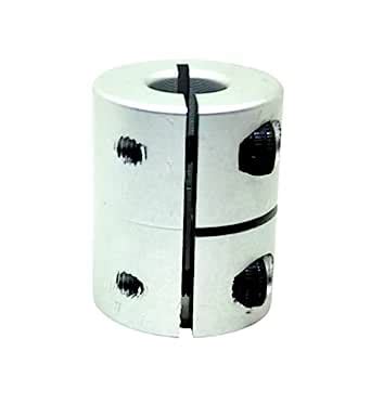 INVENTO 1Pcs 8x8mm Motor Jaw Shaft Coupler Aluminum 8mm to 8mm Rigid ...