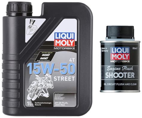 Liqui Moly Street Synthetic Engine Oil (1 Litre)&Liqui Moly Motorbike ...