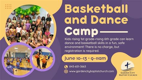 Sports Camp (Basketball and Dance), 501 Pine Ave, Murrells Inlet, SC ...