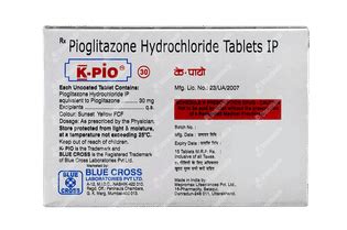 K Pio 30 MG | Order K Pio 30 MG Tablet Online at Truemeds