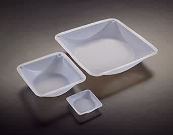 Simport D250-2 Polystyrene Antistatic Weighing Dish, White, 100ml ...