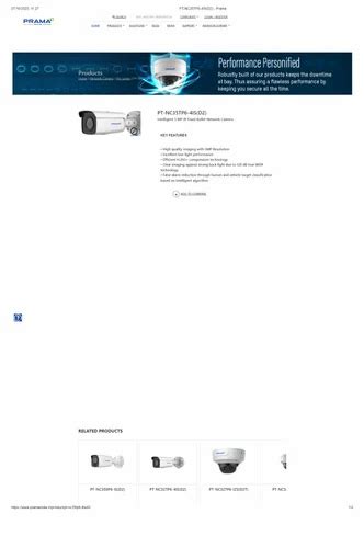 Agni Fire Alarm Control Panel - Prama 5 MP IR Fixed Bullet Network ...