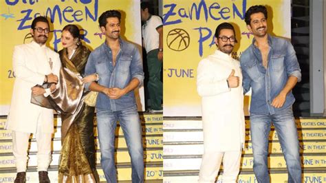 Aamir Khan, Gauri Spratt pose hand-in-hand with Azad Rao at 'Sitaare ...