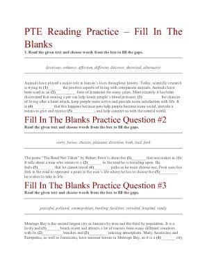 Image result for Pte Reading Fill-Ups PDF