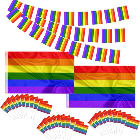 Rainbow Gay Pride Flag Decoration party Set, India | Ubuy