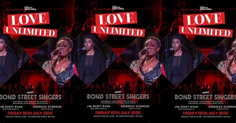 Love Unlimited from The Bond Street Singers, Hockley Social Club ...