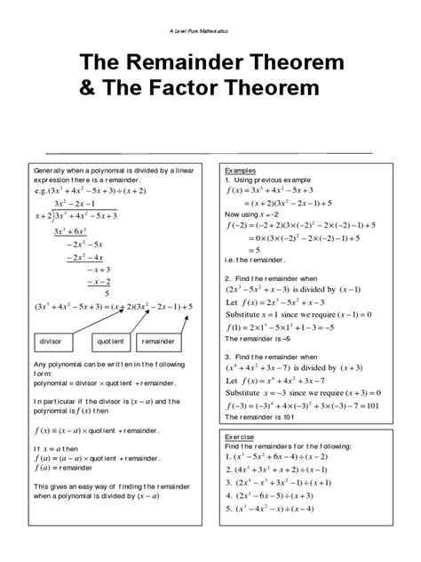 Image result for Factor Theorems Tutorials