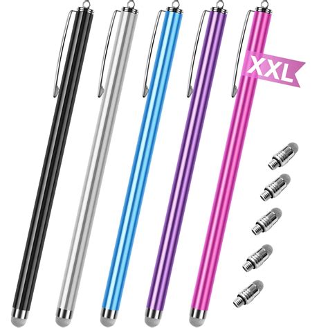 Amazon.in: Buy Stylus pens for Touch Screens [5 Pack Long Pen Body ...