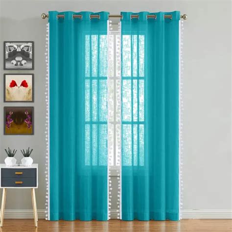 Buy Solid Sheer Window Curtains Online in India – HomeMonde