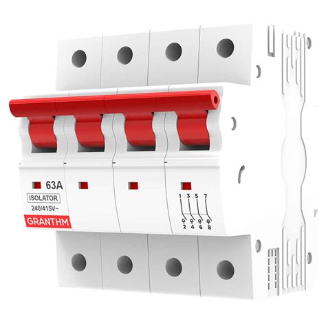Buy Granthm Connect Series Four Pole Isolator 40 Amps GMC 6008 Online ...