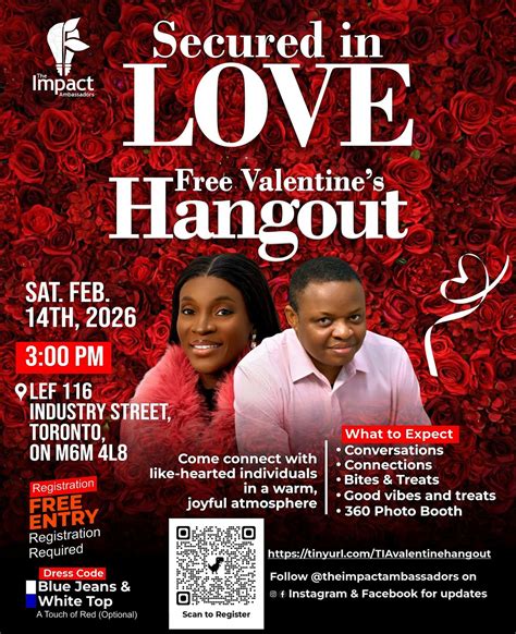 Secured in Love – Free Valentine’s Hangout, 116 Industry St, Toronto ...