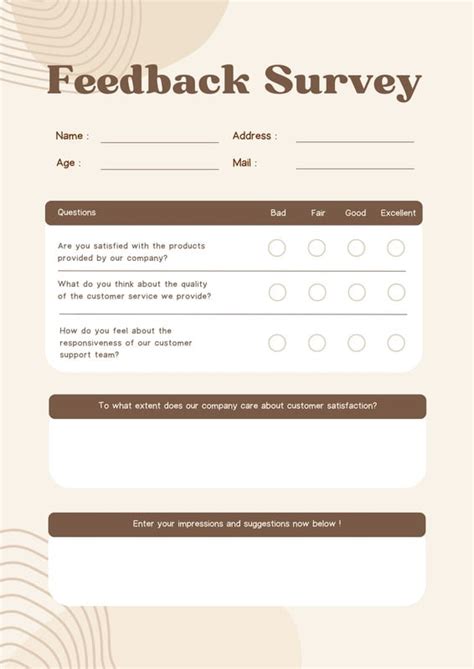 Survey Form Templates 的图像结果