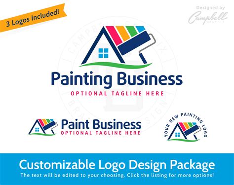 Painting Company Logos Logo Design For New Vision Professional