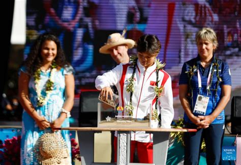 Paris Olympics: Surfing athletes celebrate opening ceremony in Tahiti ...