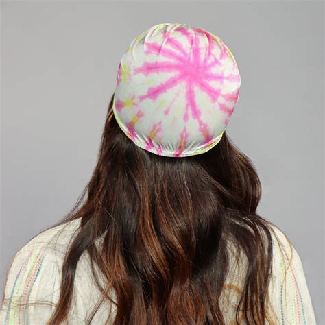 Hand Tie-Dye Turban - Yellow | – Hair Drama Company
