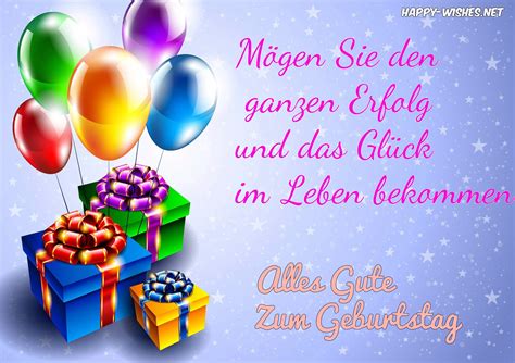 Happy Birthday Wishes In German - Riset