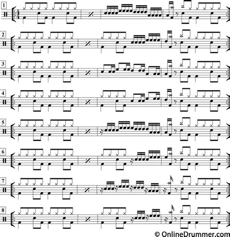 Image result for Drum Patterns Grid