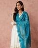 Buy Turquoise Dupattas for Women by Fabindia Online | Ajio.com