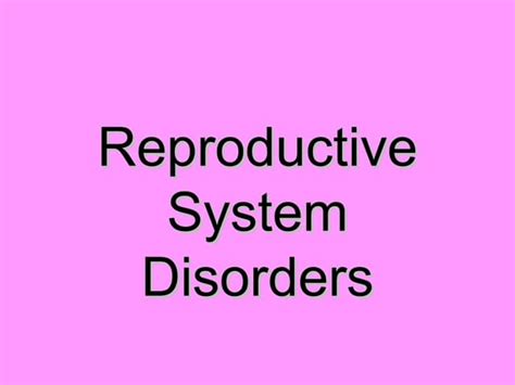 Reproductive System Disorders 的图像结果