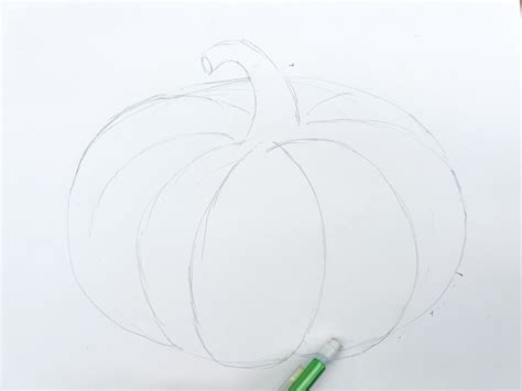 How to Draw a Pumpkin: Easy Pumpkin Drawing Tutorial