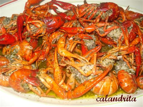 LA COCINA DE CALANDRITA: CANGREJOS DE RIO EN SALSA