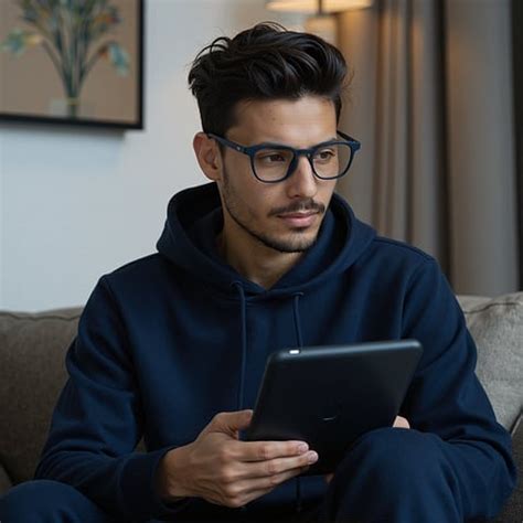 Buy Navy Full Rim Square Air Essentials LA E15417-W C15 Eyeglasses at ...