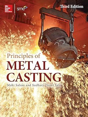 Principles of Metal Casting (P/L CUSTOM SCORING SURVEY) : Sahoo, Mahi ...
