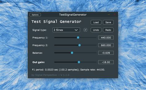Signal Generator Testing 的图像结果