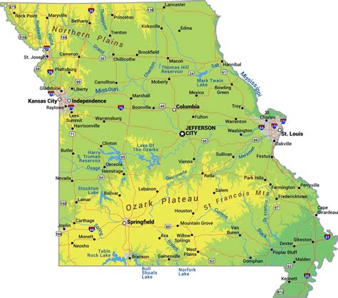 Map of Missouri - US Maps
