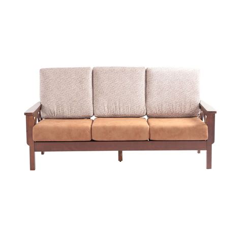 Larry Wooden Sofa 3 seater