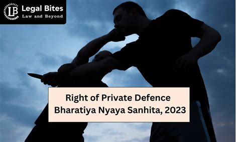 Right of Private Defence | Bharatiya Nyaya Sanhita, 2023