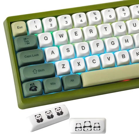 Panda Bear MOA Profile Dye-Sub PBT Keycap Set – CuriosityCaps