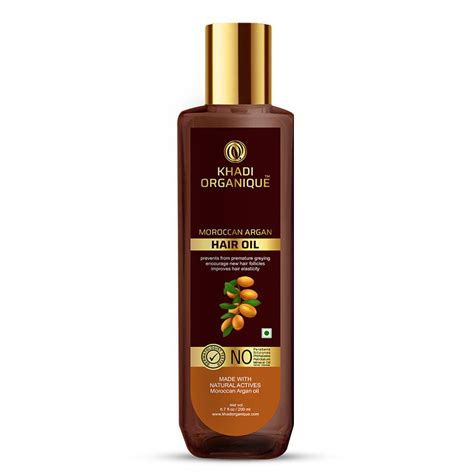Moroccan Argan Hair Oil | Khadi Organique Argan Hair Oil online in India