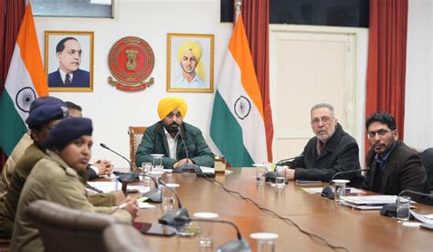 CM Bhagwant Singh Mann reviews progress of Phase II of Yudh Nashean ...