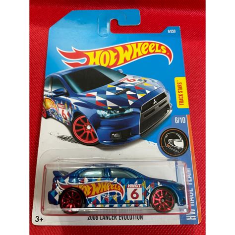 HOT WHEELS | MITSUBISHI | 2008 LANCER EVOLUTION | Shopee Malaysia