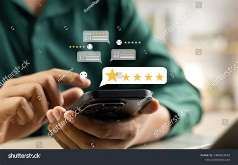 Online Customer Satisfaction Survey Service Concept Stock Photo ...